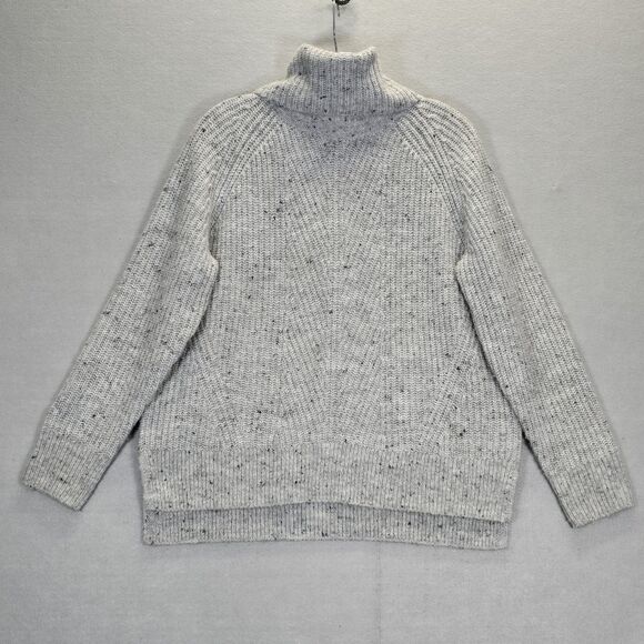 Madewell Sweater Womens Gray Turtleneck Size  Medium - Picture 1 of 12